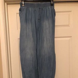 F21+ Denim Joggers (3x)